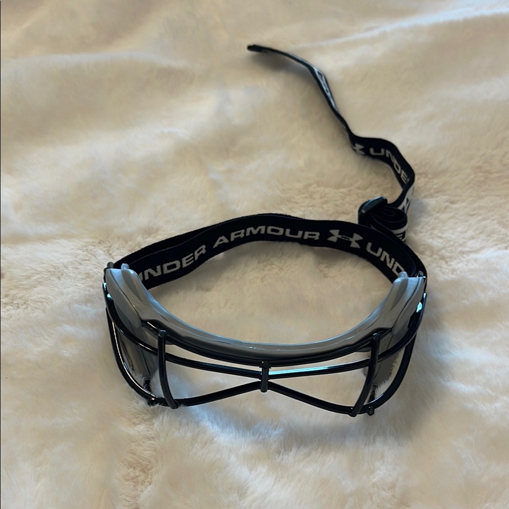 Under Armour Black and Gray Lacrosse Goggles